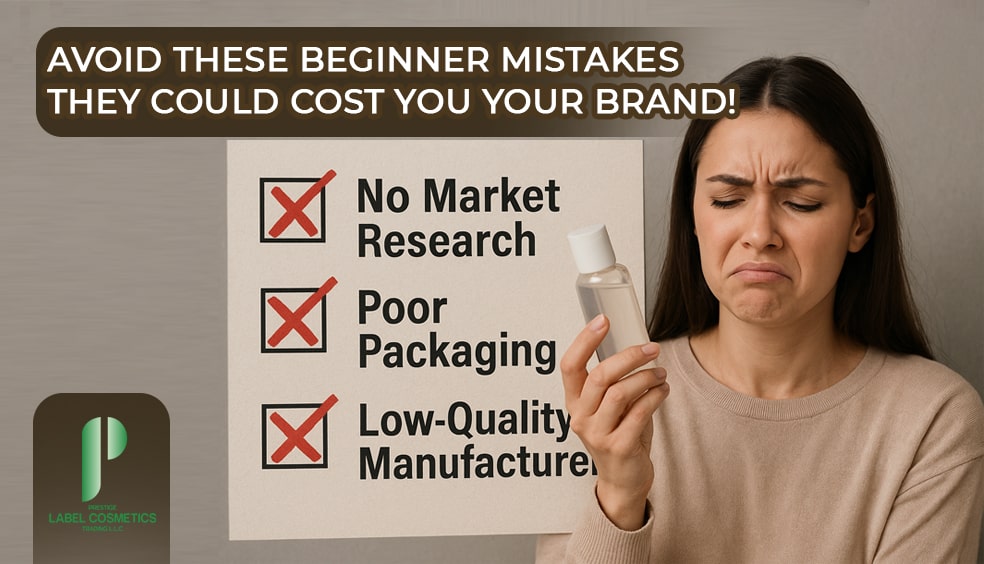 Top Mistakes to Avoid When Starting a Private Label Cosmetic Line